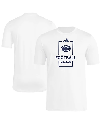 Adidas Men's White Penn State Nittany Lions Football Polyester T-Shirt