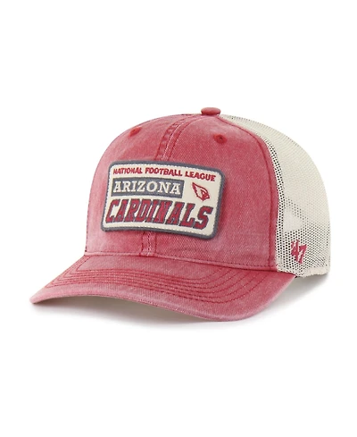 47 Brand Men's Cardinal Arizona Cardinals Canteen Relaxed Trucker Adjustable Hat