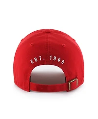 47 Brand Men's Red Kansas City Chiefs Hard Hat Clean Up Adjustable Hat