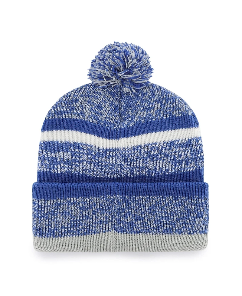'47 Brand Men's Royal Indianapolis Colts Northward Cuffed Knit Pom Hat