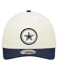 New Era Men's Cream Dallas Cowboys Loyal Corduroy 9SEVENTY Adjustable Hat