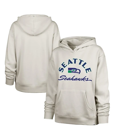 '47 Brand Women's Seattle Seahawks Whirlwind Naomi Graphic Dropped-Shoulder Hoodie