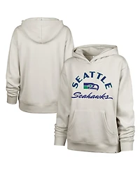 '47 Brand Women's Seattle Seahawks Whirlwind Naomi Graphic Dropped-Shoulder Hoodie