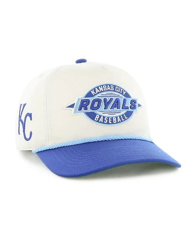 47 Brand Men's Natural Kansas City Royals Frame Out Hitch Adjustable Hat