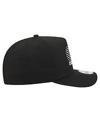 New Era Men's Black Chicago Cubs Motion A-Frame 9FIFTY Snapback Hat