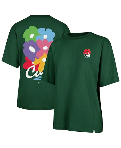 47 Brand Men's and Women's Dark Green Chicago Cubs Gallery Foundation T-Shirt