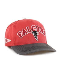 '47 Brand Men's Red Atlanta Falcons Throwback Calderwood Well Worn Hitch Adjustable Hat