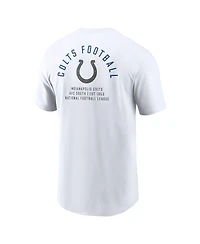 Nike Men's White Indianapolis Colts Split Logo T-Shirt