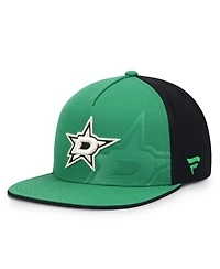 Fanatics Men's Green/Black Dallas Stars Snapback Hat