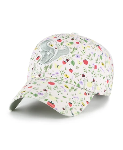 '47 Brand Big Girls Light Pink Houston Texans Posey Clean Up Adjustable Hat