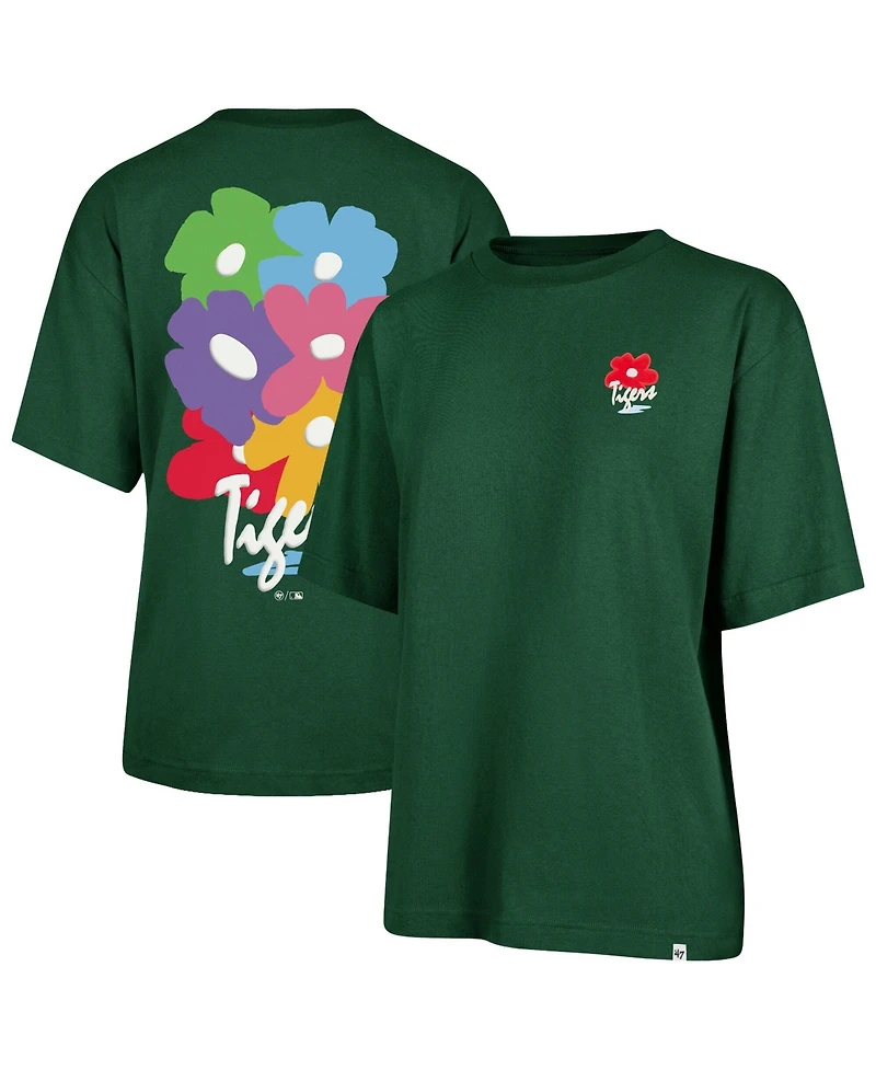 47 Brand Men's and Women's Dark Green Detroit Tigers Gallery Foundation T-Shirt