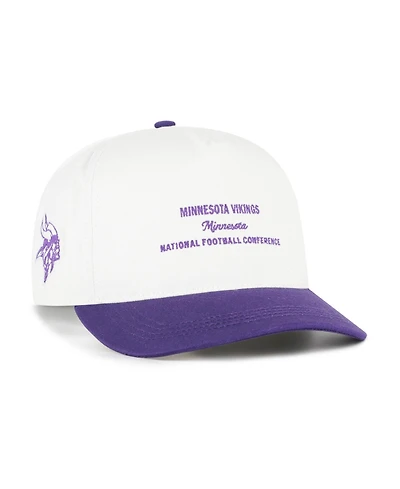'47 Brand Men's White Minnesota Vikings Contemporary Two-Tone Hitch Adjustable Hat