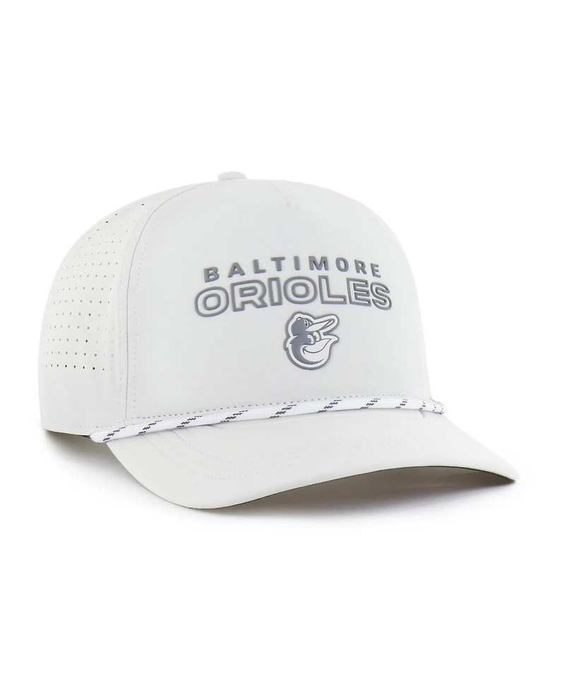 47 Brand Men's White Baltimore Orioles Forward Vault Hitch Adjustable Hat