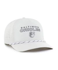 47 Brand Men's White Baltimore Orioles Forward Vault Hitch Adjustable Hat