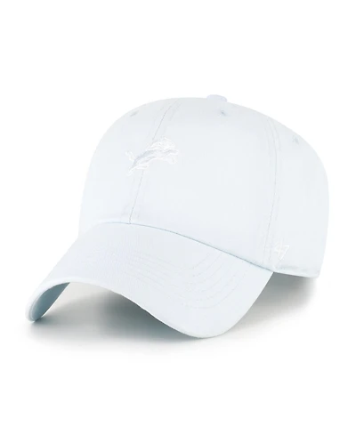 47 Brand Women's Light Detroit Lions Base Runner Ballpark Clean Up Adjustable Hat
