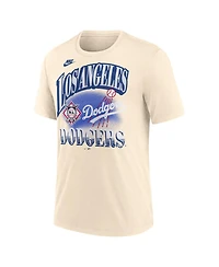 Nike Men's Natural Los Angeles Dodgers Vintage Tri-Blend T-Shirt