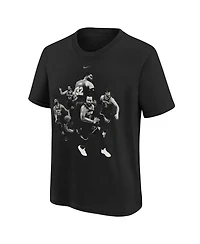 Nike Big Boys and Girls Black New York Knicks Players T-Shirt