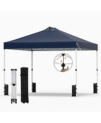 Gouun 10 x 10 ft Pop-Up Canopy Tent with Wheeled Storage Bag