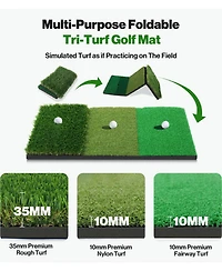 Aofar Golf Practice Net Hitting Driving Chipping Indoor Outdoor Mat Balls Gift 10 X 7feet