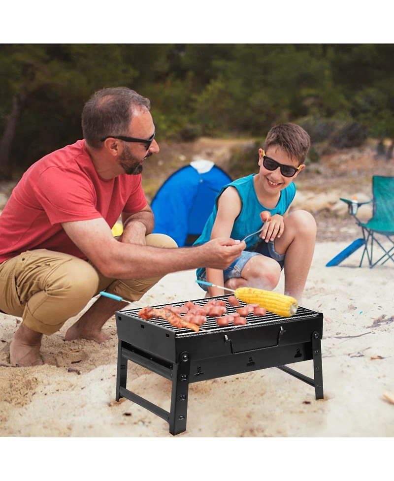 Piscifun Stainless Steel Foldable Portable Charcoal Bbq Grill For Outdoor Camping Picnic