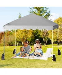 Gouun 10 x 10 Foot Pop-Up Canopy Tent with Wheeled Carry Bag