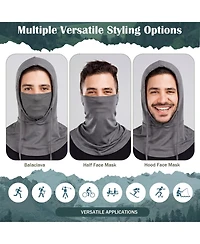Piscifun 8 Pack Summer Balaclava Face Mask Uv Protection Breathable Full Head Cover Outdoor