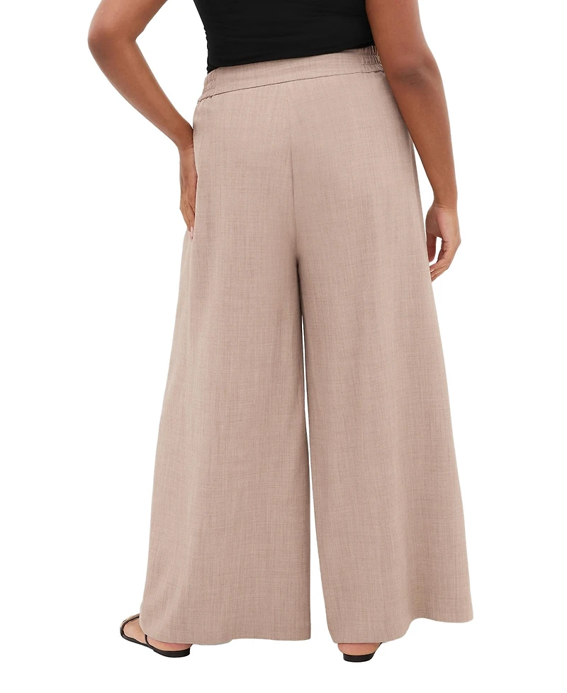 City Chic Plus Luci Wide Leg Pant