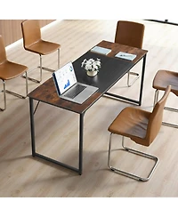 Gouun Computer Desk with Carbon Steel Frame