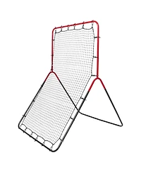 Hongge 3-Way Baseball and Softball Pitchback Rebounder Net 3 x 4.5 ft for Fielding and Throwing Practice