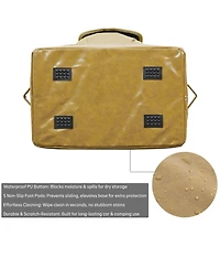 Piscifun Waterproof Foldable Camping Storage Bag Utility Tote With Axe Holder Outdoor Organizer For Hiking Picnic Bbq