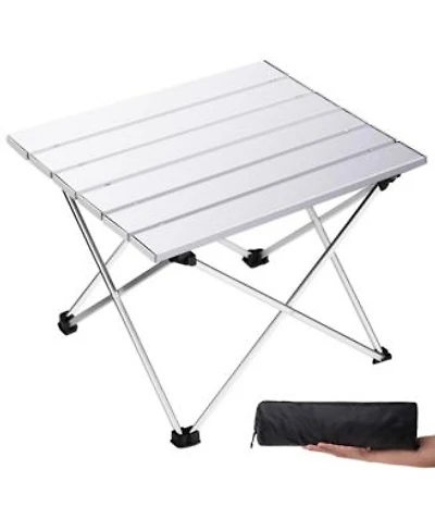 Piscifun Portable Folding Aluminum Camping Table For Outdoor Picnic Beach Bbq