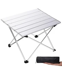 Piscifun Portable Folding Aluminum Camping Table For Outdoor Picnic Beach Bbq