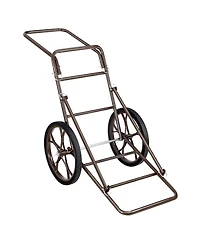 Hongge Folding Deer Cart Game Hauler 500 lbs Capacity with 17 in Rubber Wheels for Hunting and Hiking Gear