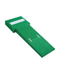 Hongge Foldable 77 in Pitcher's Mound with Dampproof Wood Core and Antifade Turf for Baseball and Softball Practice