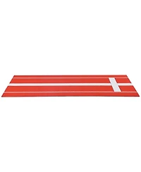 Hongge Softball Pitching Mat 10 x 3 ft with Pitching Rubber Stride Line and Antislip Foam Backing for Fastpitch Training