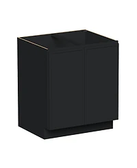 Boyel Living 30"W Full Height Door Base Cabinet, Ready to Assemble Kitchen Cabinet with Solid Wood Frame, Soft-Close Slides and Hinges