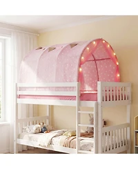 Hongge Glow-in-the-Dark Stars String Lights 3-Piece Bed Tent, Ages 3+