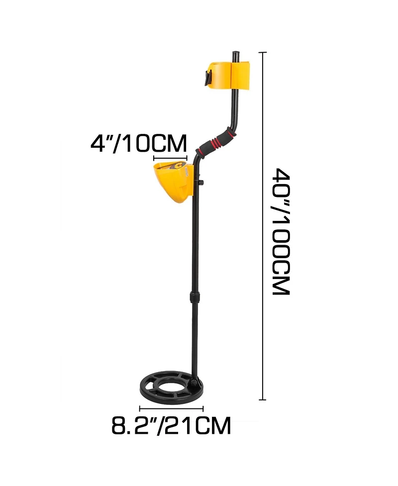 Hongge Waterproof Metal Detector for Adults and Kids with Lcd Display and Underwater Search Coil