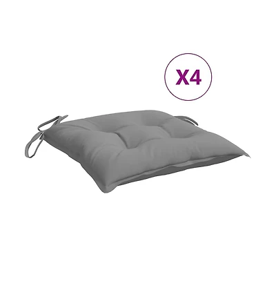 vidaXL Chair Cushions pieces 15.7"x15.7"x2.8" Oxford Fabric