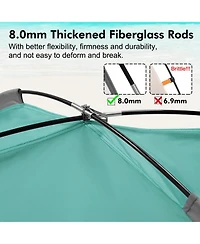 Aofar Beach Tent Sun Shade Shelter Extendable Floor Mesh Windows