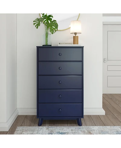 Plank+Beam Solid Wood Classic -Drawer Dresser, Storage Dresser for Bedroom