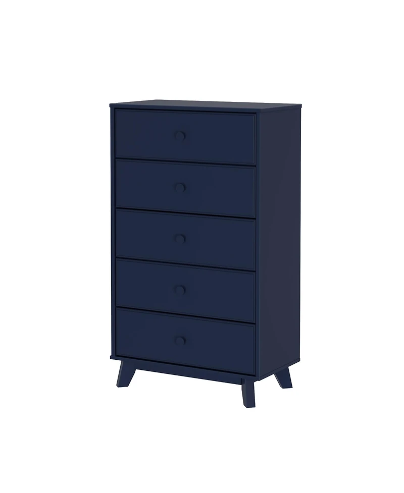 Plank+Beam Solid Wood Classic -Drawer Dresser, Storage Dresser for Bedroom
