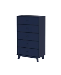 Plank+Beam Solid Wood Classic -Drawer Dresser, Storage Dresser for Bedroom