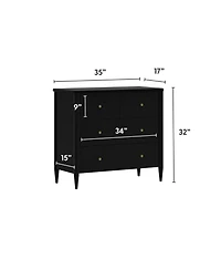 Harbor 3 Drawer with Divided Top-Drawer Dresser