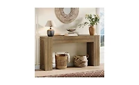 Slickblue Wood Console Table with Stable Legs for Entryway