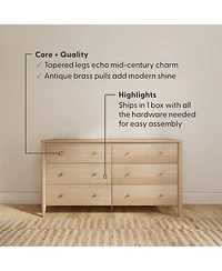 Plank+Beam Harbor 6 Drawer Dresser