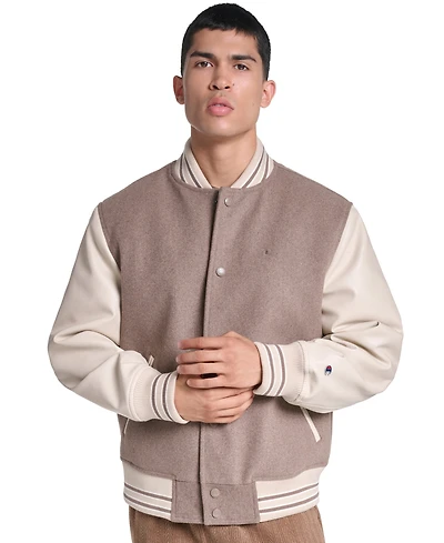 Champion Men's Wool Blend Varsity Jacket