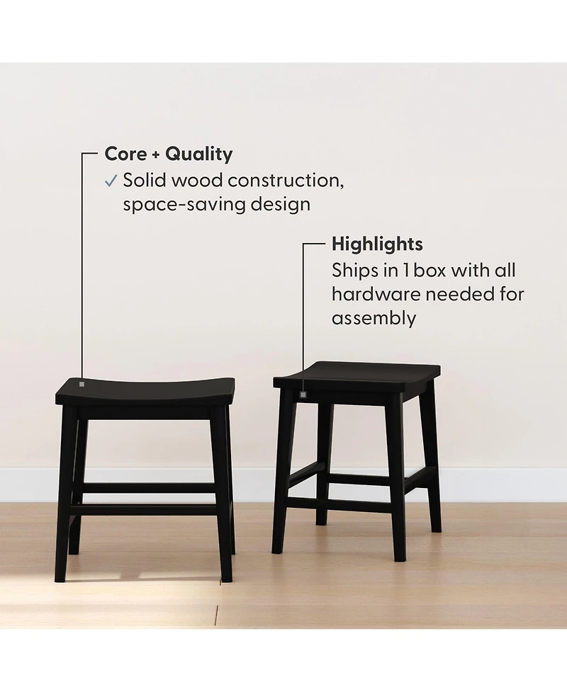 Plank+Beam Smythe Stool Chair Height (18inch)