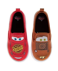 Disney Big Boys (7-12) Pixar Cars Slip-On Canvas Shoes