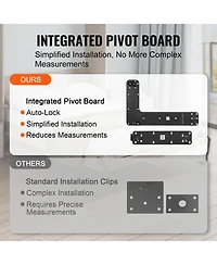 Sugift Twin Murphy Bed Hardware Kit Horizontal for Mattress